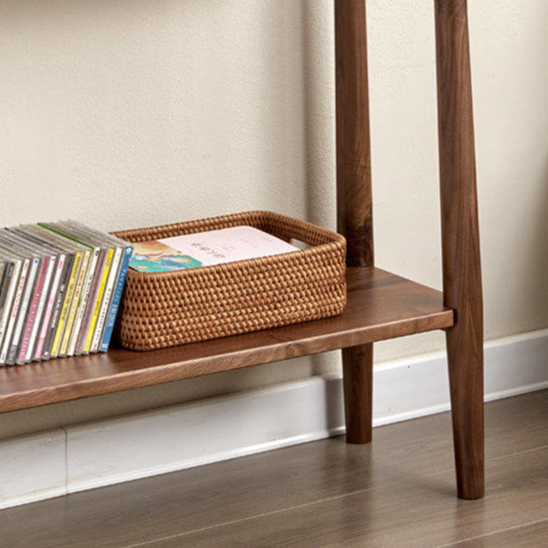 Chinese-style simple brown console table