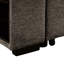 Canapé-lit modulaire réversible avec tablette latérale et 2 tabourets, canapé-lit coulissant en L, canapé-lit d'angle avec méridienne de rangement gauche / droite pour le salon-735090782