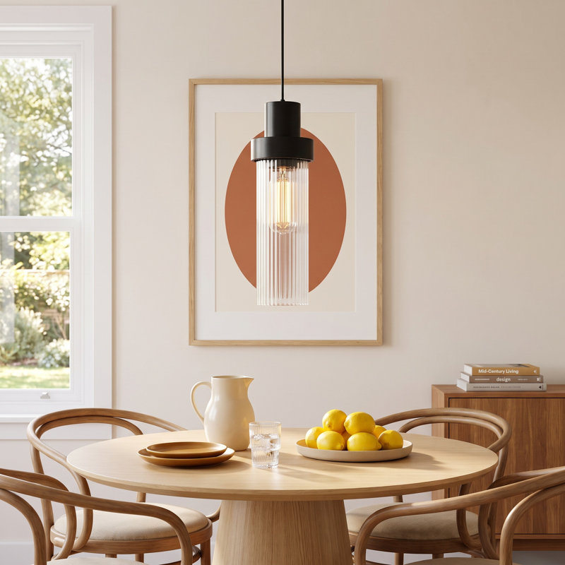 Hermit 1 - Light Single Pendant, Matte Black