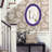 Borna Solid Wood Oval Mirror-1310660718