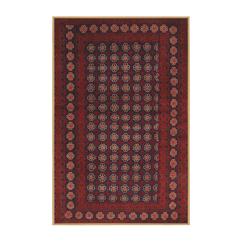 Tapis beige/rouge/brun contemporain, Rectangle 8 pi x 10 pi