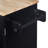 K&K Rolling Kitchen Island With Storage-734903027