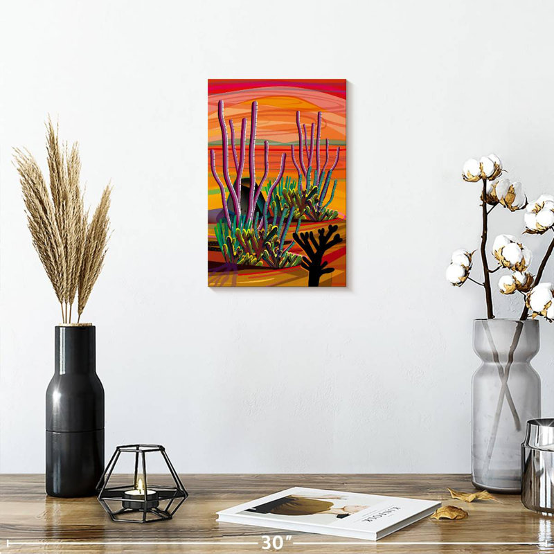 Harnek Wild Desert Cactus, 12" H x 8" W