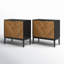 Armoire d'appoint moderne à 2 portes avec tablettes réglables Pecoraro-88998886