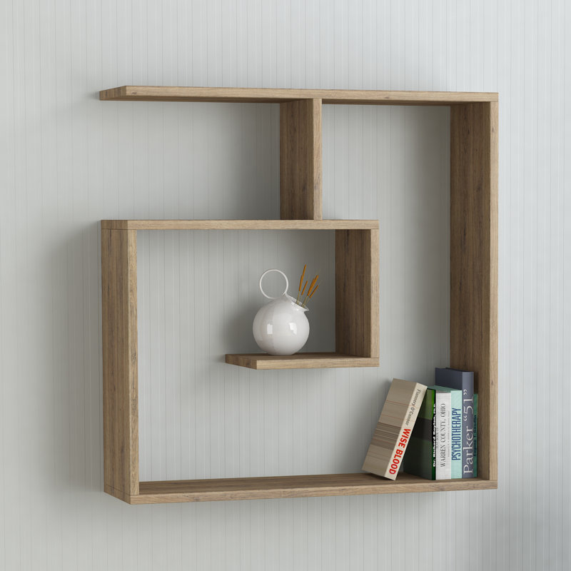 3 Piece Floating Shelf, Dark Oak