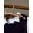 Solid Wood and Brass Clothes Hanger-102830731