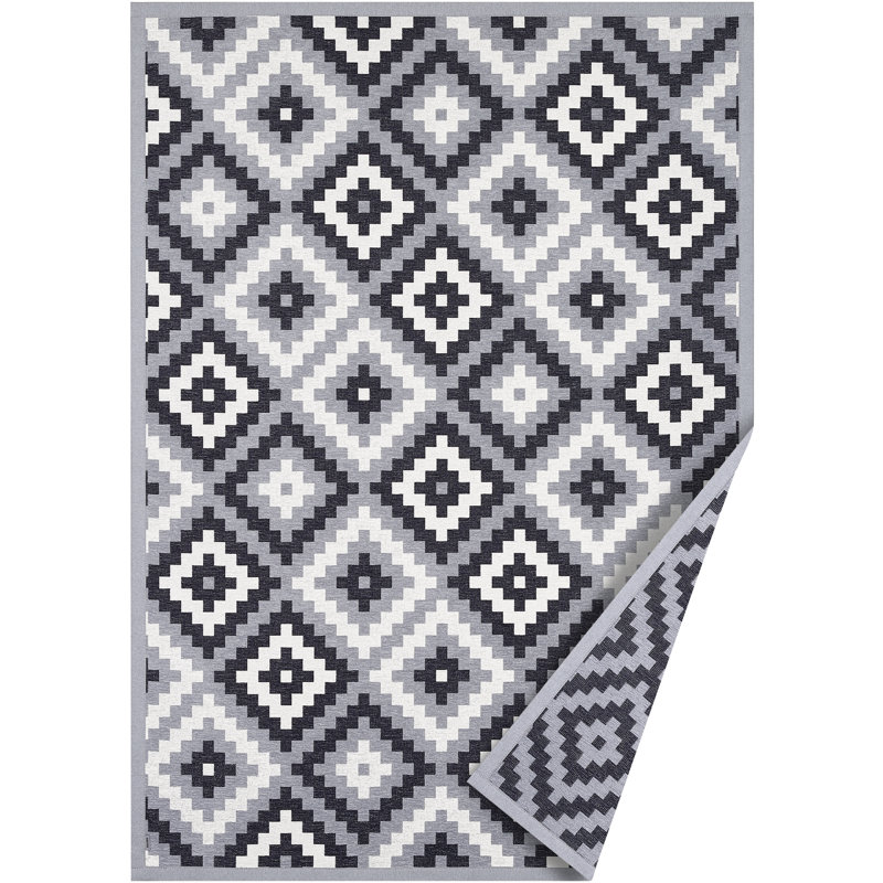 Geometric Hand Woven Area Rug, Rectangle 70 x 140cm