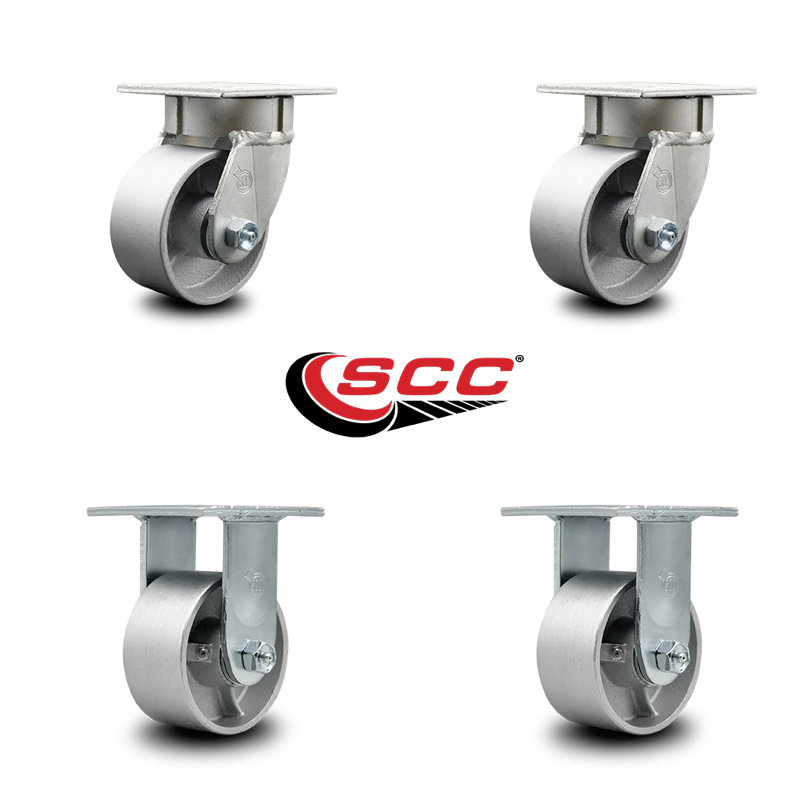 Ensemble de roulettes pivotantes Kingpinle
