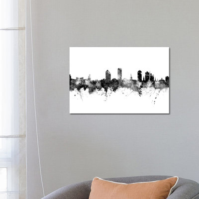 Tallahassee Florida Skyline by Michael Tompsett - Print on Canvas