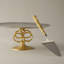 Evoca Gold Plated Cake Stand