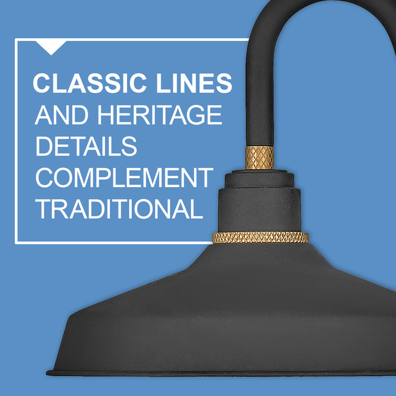 Foundry Wall Mount Outdoor Barn Light, 9.12" H x 9.5" W x 13.25" D, Textured Black