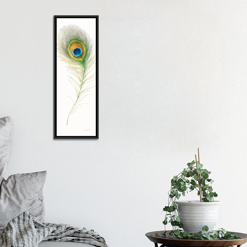 Art sur toile jaipur x», H 36 po x l 12 po x P 1,5 po, Toile avec cadre noir