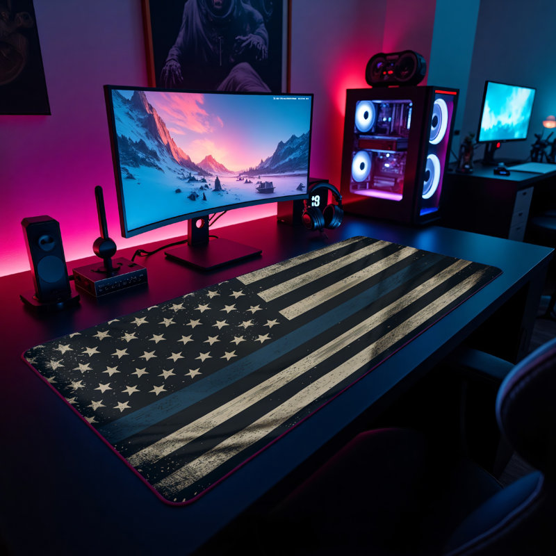 Polyester Desk Pad, 31.5x15.5