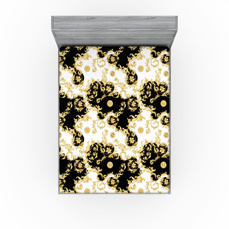 Drap-housse floral Ambesonne