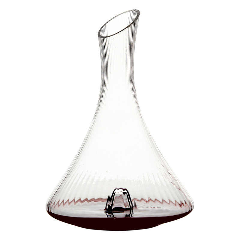 Empire Clear Glass Contemporary Wine Carafe