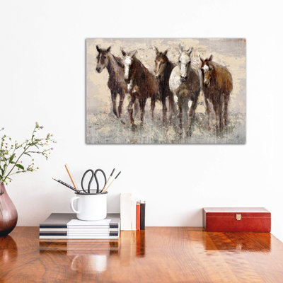 Harras 1 Piece Wrapped Canvas Painting