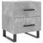 Mudoch 40cm W Iron Bedside Table-1559297866