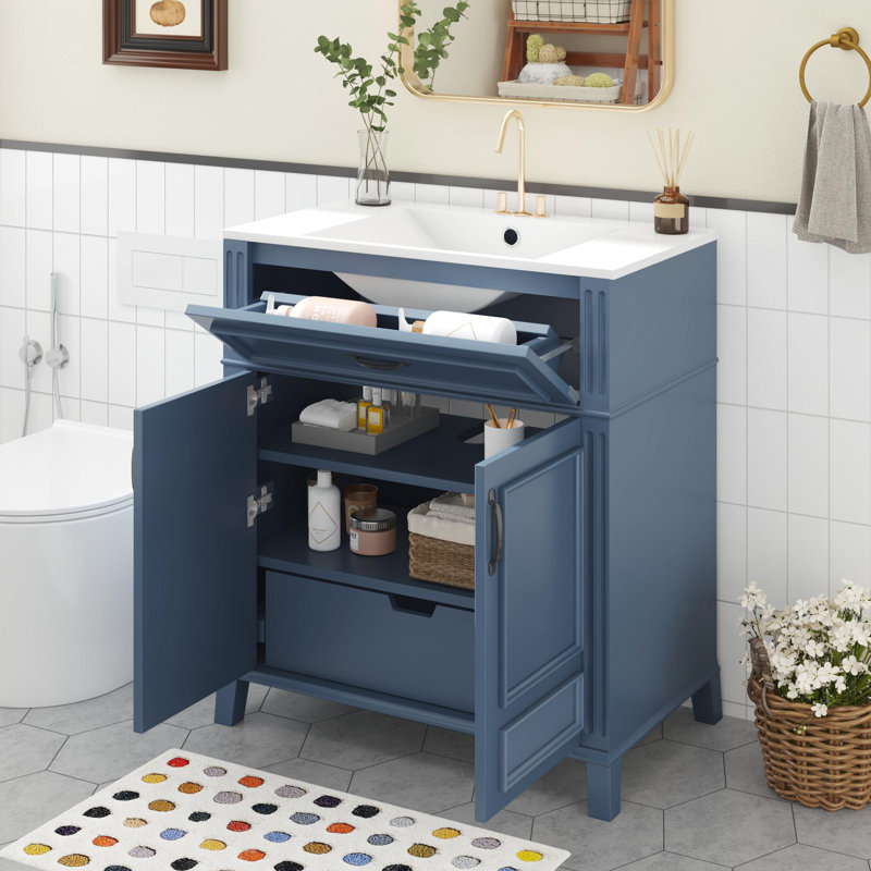 Meuble-lavabo 30 po avec lavabo en céramique