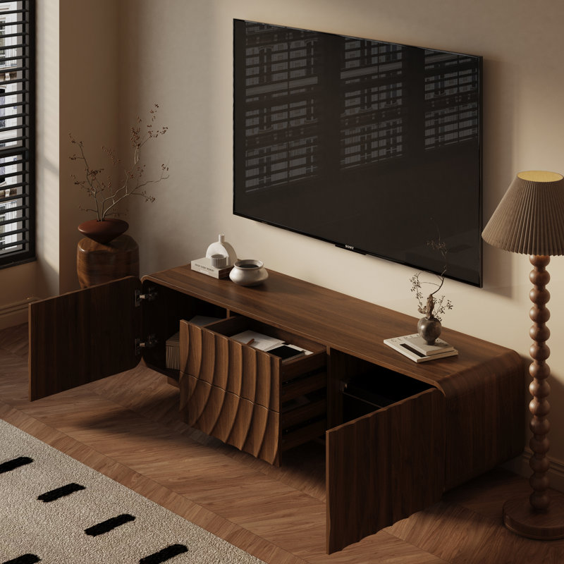 Meuble télé 58 po Ripplewood, 58", Walnut