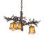 Pine Branch 3 - Light Chandelier