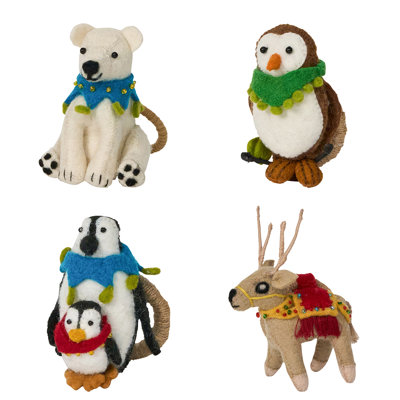 Berry & Thread North Pole Animal Napkin Ring Assorted