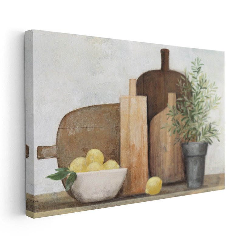 Rustic Kitchen - Canvas Print Wall Art, 12" H x 18" W