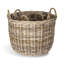 Handmade Rattan Basket With Handles - Set of 3