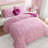 Juicy Couture Plush Reversible Leopard Hearts Comforter Set with Decorative Pillow-124192849