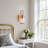 Belinda Single Light Rustic Wall Sconce Lantern - Brushed Brass
