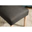 Chaise de salle à manger gris anthracite pour 2 personnes - structure en bois massif, revêtement Velvet Touch, chic 2, assise confortable, structure stable-1739487815