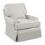 Belmont Boucle Cotton Swivel Slipcovered Armchair-1299998065