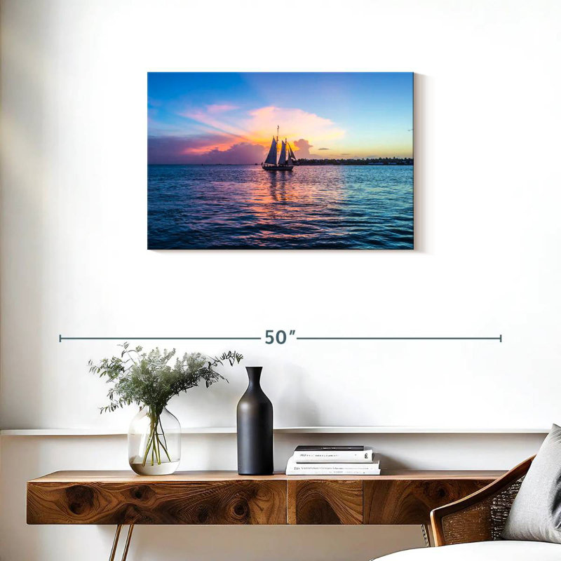 Coucher de soleil Mehar, H 20 po x l 30 po