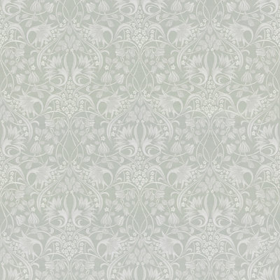 Original Brantwood Fritillerie 50" W Embroidery Fabric