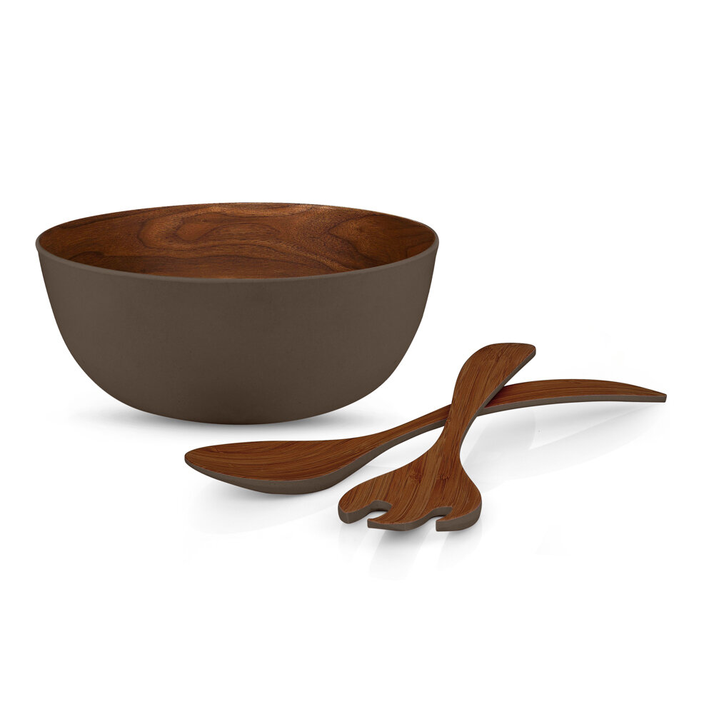 Pattern Extra Large Big Round Bamboo Salad Bowl with Wooden Salad Bowl with  Spoons - China Salad Bowl and Wooden Salad Bowl price