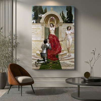 In the Venusberg -Gallery Wrapped Canvas by John Collier