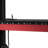 Red Full Size Gamer Loft Bed With Desk, , And Storage Shelves For Personal Belongings Cable Management Pc Tower-34896907