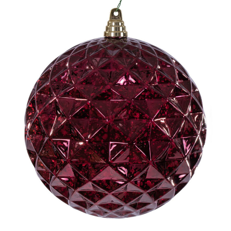 Ornement en diamant 8 po., Bourgogne