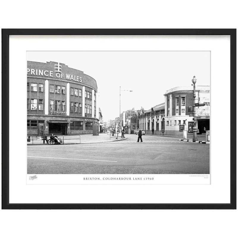 Brixton, Coldharbour Lane C1960 by Francis Frith - Single Picture Frame Print, 45cm H x 60cm W x 2.3cm D