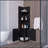 Wenge 2-Door Cabinet With 3 Corner Shelves