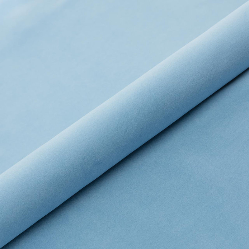 Polyester Upholstered Bench, Blue