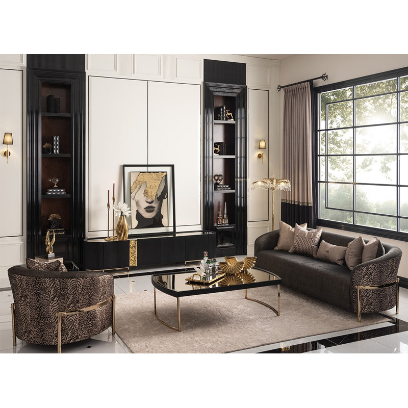 Lisbon Coffee Table, Matte Black
