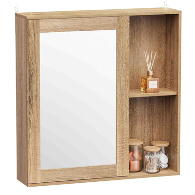 560mm W 580mm H Wall Mounted Required Medicine Cabinet Mirror