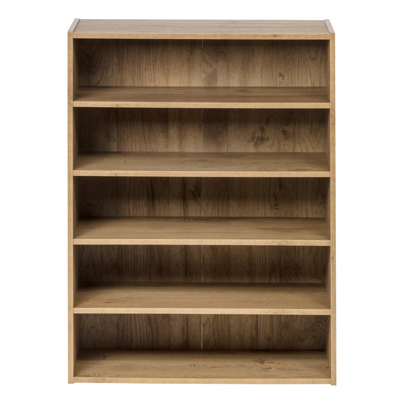 IRIS 15 Pair Stackable Shoe Rack, Ash Brown