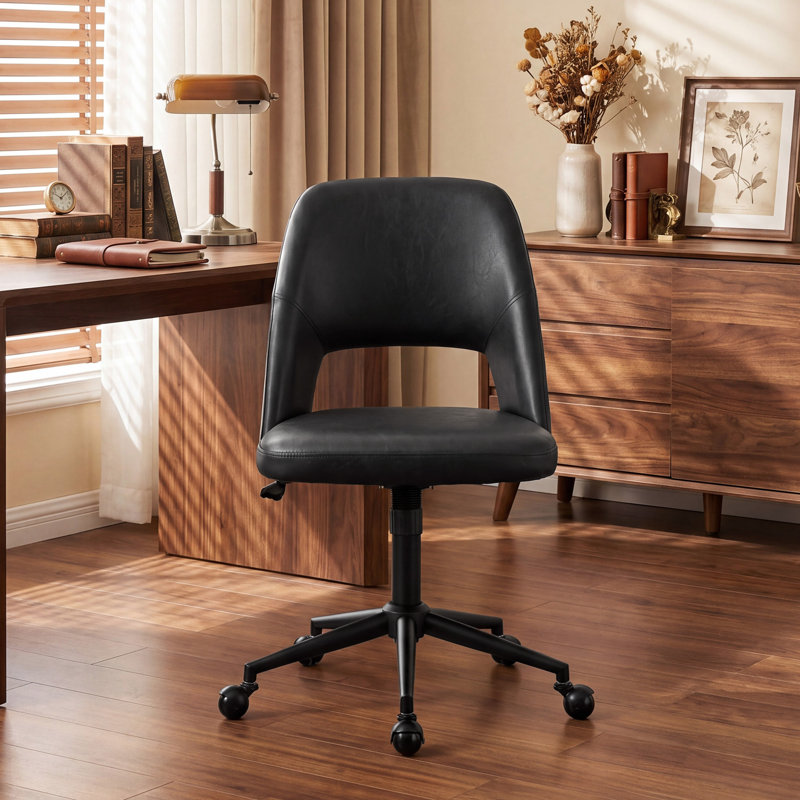 Gramercy Swivel Office Chair, Black