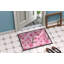 Tapis de porte extérieur anti-dérapant fleur Belinda-38445294