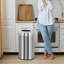 Stainless Steel Open Kitchen Trash Can