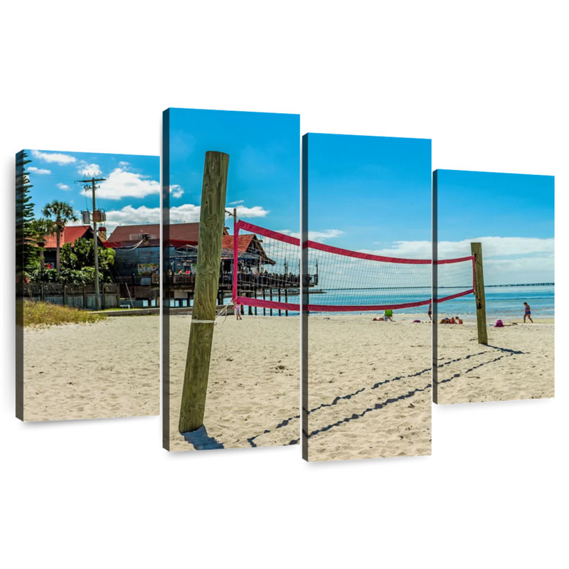 Beach Volleyball Net, H 22 po x l 36 po