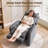 Power Recliner Chair Oversized Electric Recliner With Side Pockets Gray-470650083