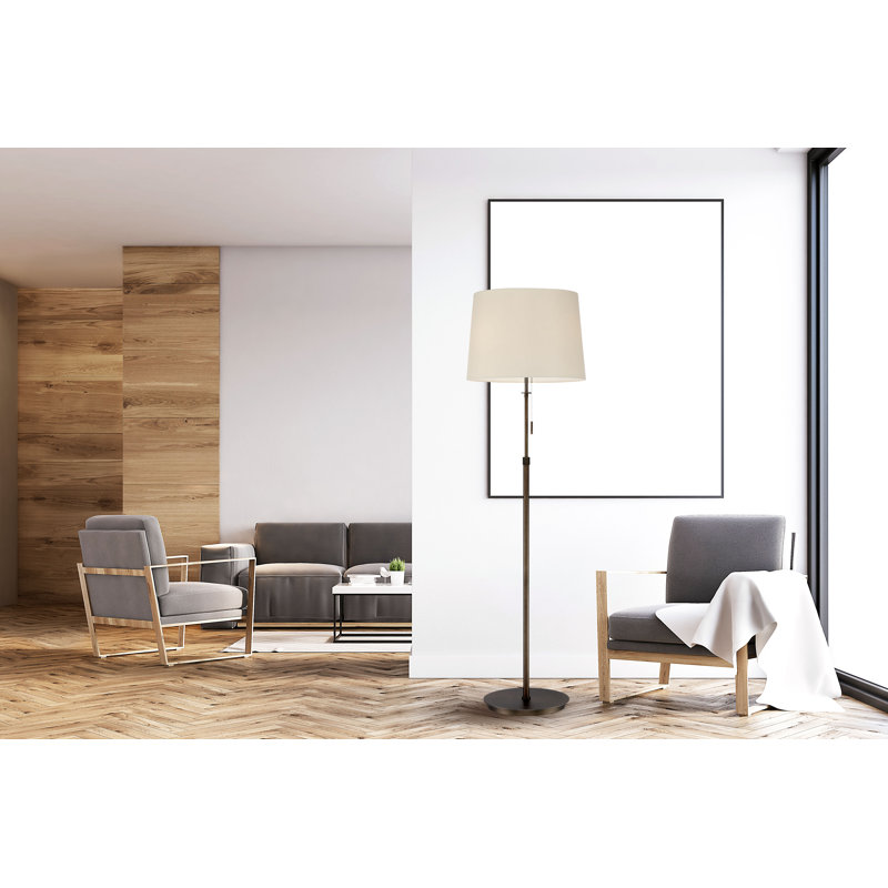 Lampe sur pied 71 po Shapiro, Bronze