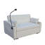 Canapé-lit futon moderne en velours avec canapé-lit, petit canapé-lit avec dossier inclinable réglable, coussins décoratifs, poches, meubles de salon, canapé-lit convertible 3 en 1-1702989477